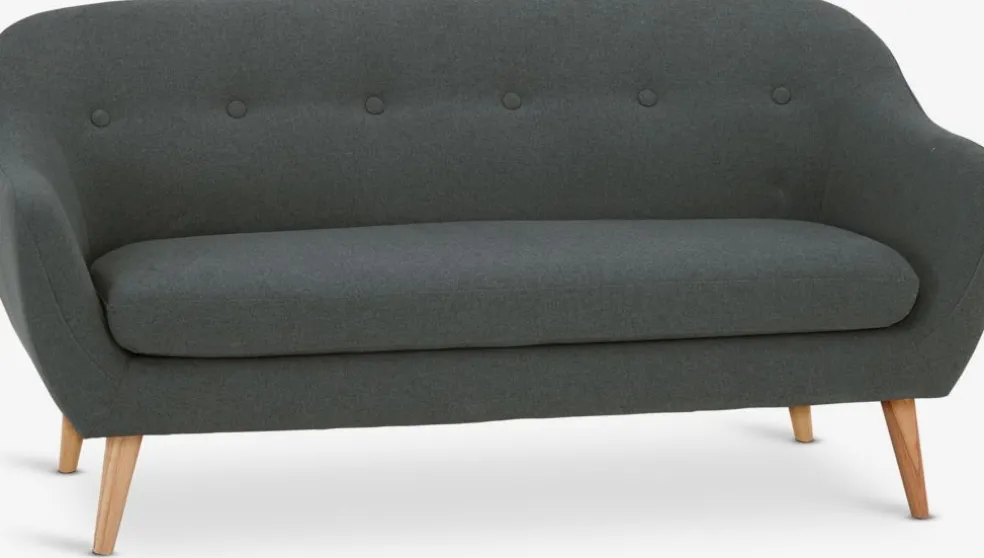 EGEDALCanapé EGEDAL 2,5 places tissu gris
