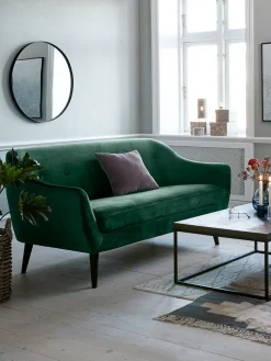 EGEDALCanapé EGEDAL 2,5 places velours vert