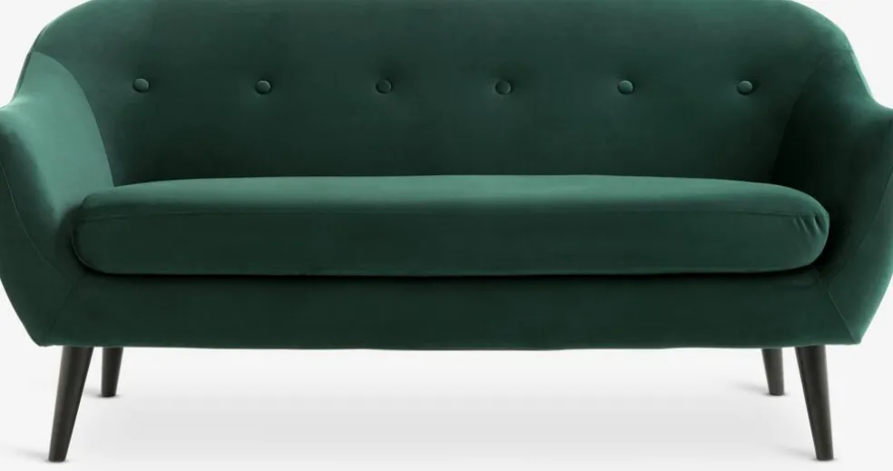 EGEDALCanapé EGEDAL 2,5 places velours vert
