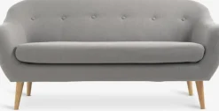 EGEDALCanapé EGEDAL 2,5 places tissu gris clair