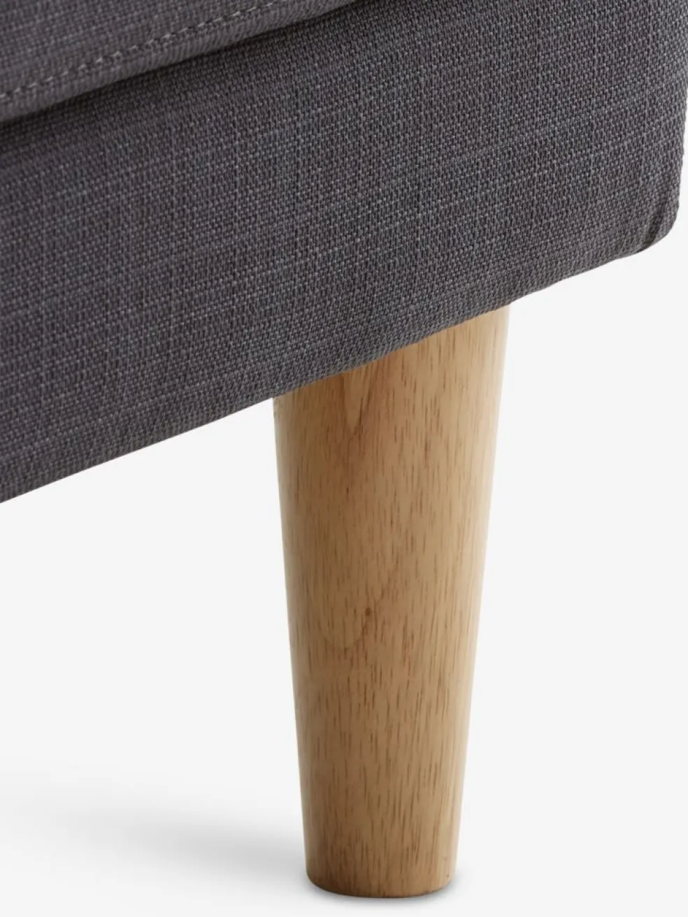 EGENSECanapé EGENSE méridienne tissu gris foncé