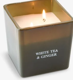 EGONBougie parfumée EGON l8xL8xH8cm verre vert olive