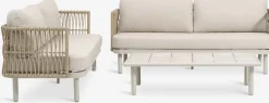 EJLBYEnsemble lounge EJLBY 5 personnes beige