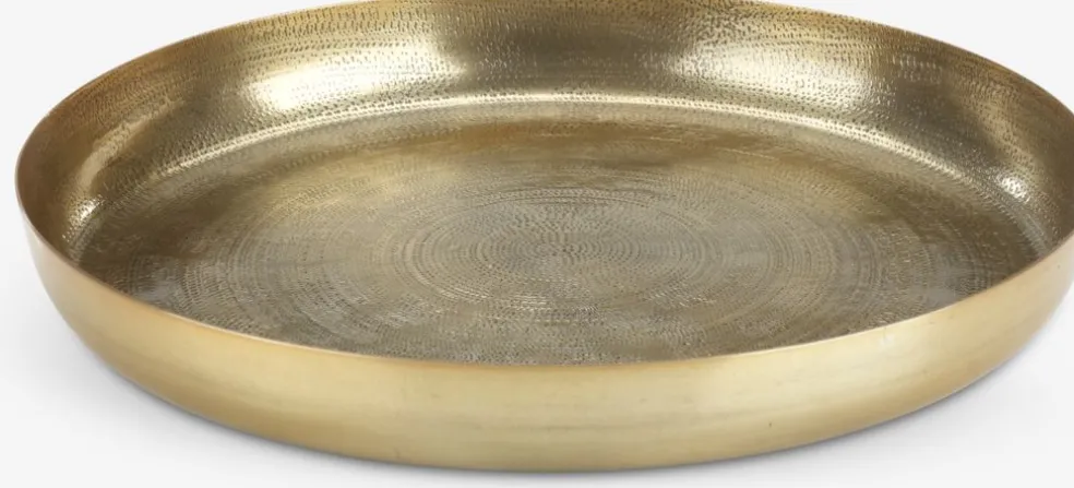 ERLINGPlateau décoratif ERLING Ø34xH4cm laiton