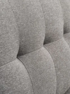 FALSLEVCanapé FALSLEV 2 places tissu gris