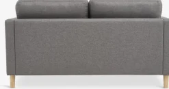 FALSLEVCanapé FALSLEV 2 places tissu gris