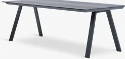 FAUSING + BREDSTENFAUSING L220 table + 4 BREDSTEN chaises noir