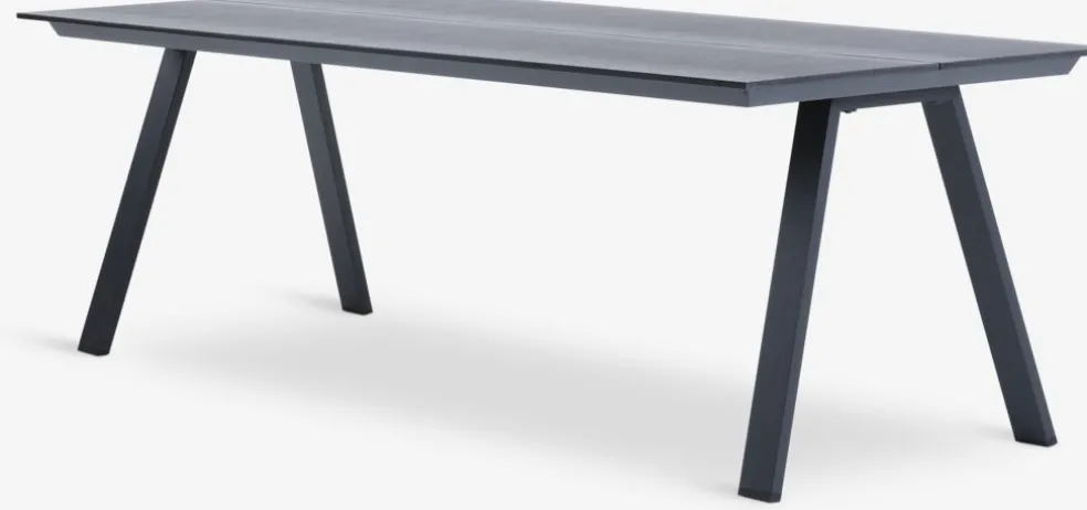 FAUSING + GUDHJEMFAUSING L220 table + 4 GUDHJEM chaises noir
