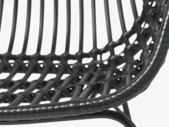FAUSING + ILDERHUSEFAUSING L220 table + 4 ILDERHUSE chaises noir