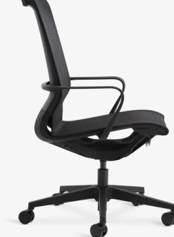 FOLBYFauteuil de bureau FOLBY maille noir/noir