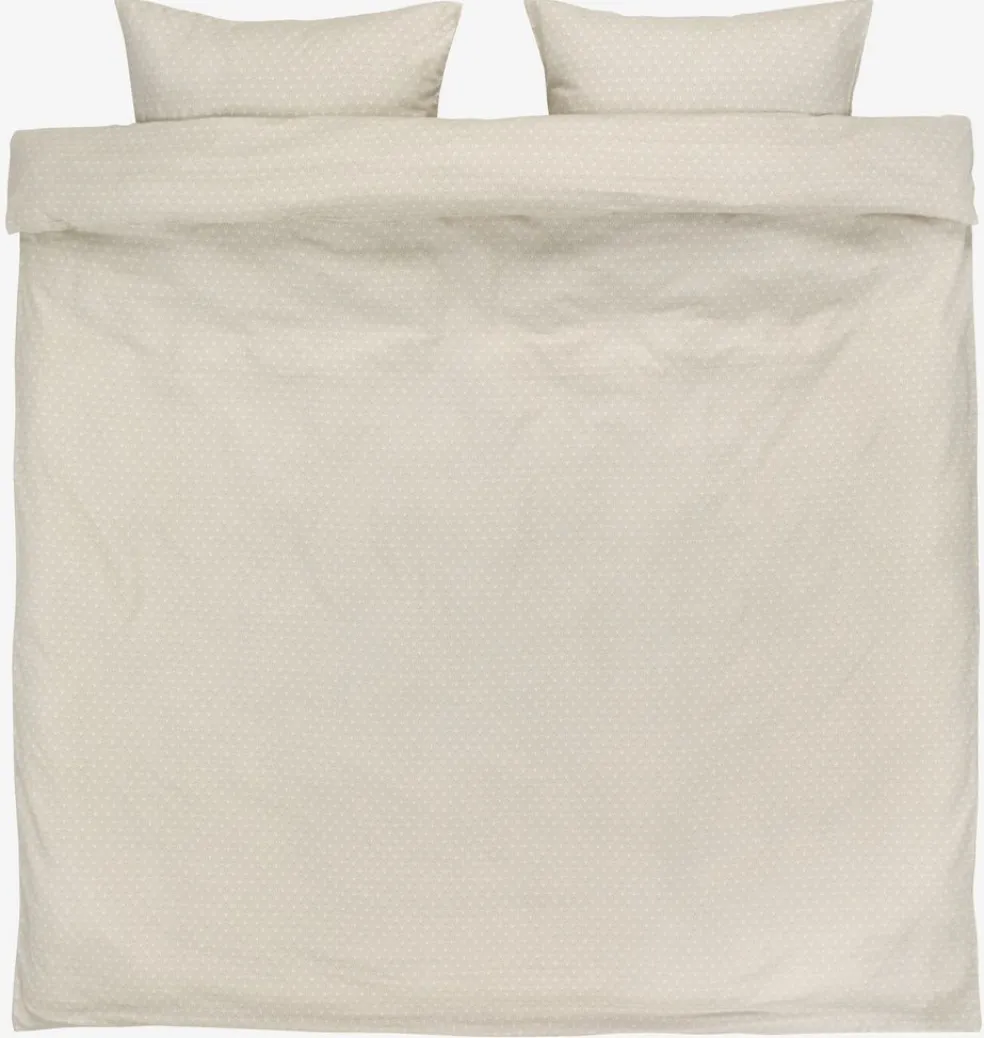 FREJABasicParure de lit Flanelle FREJA 240x220 beige