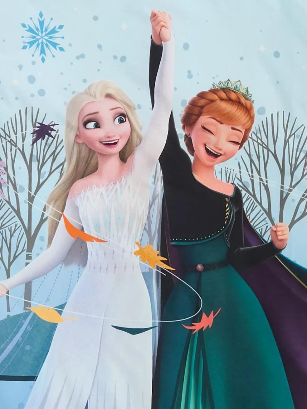 FROZENParure de lit REINE DES NEIGES 140x200 bleu clair