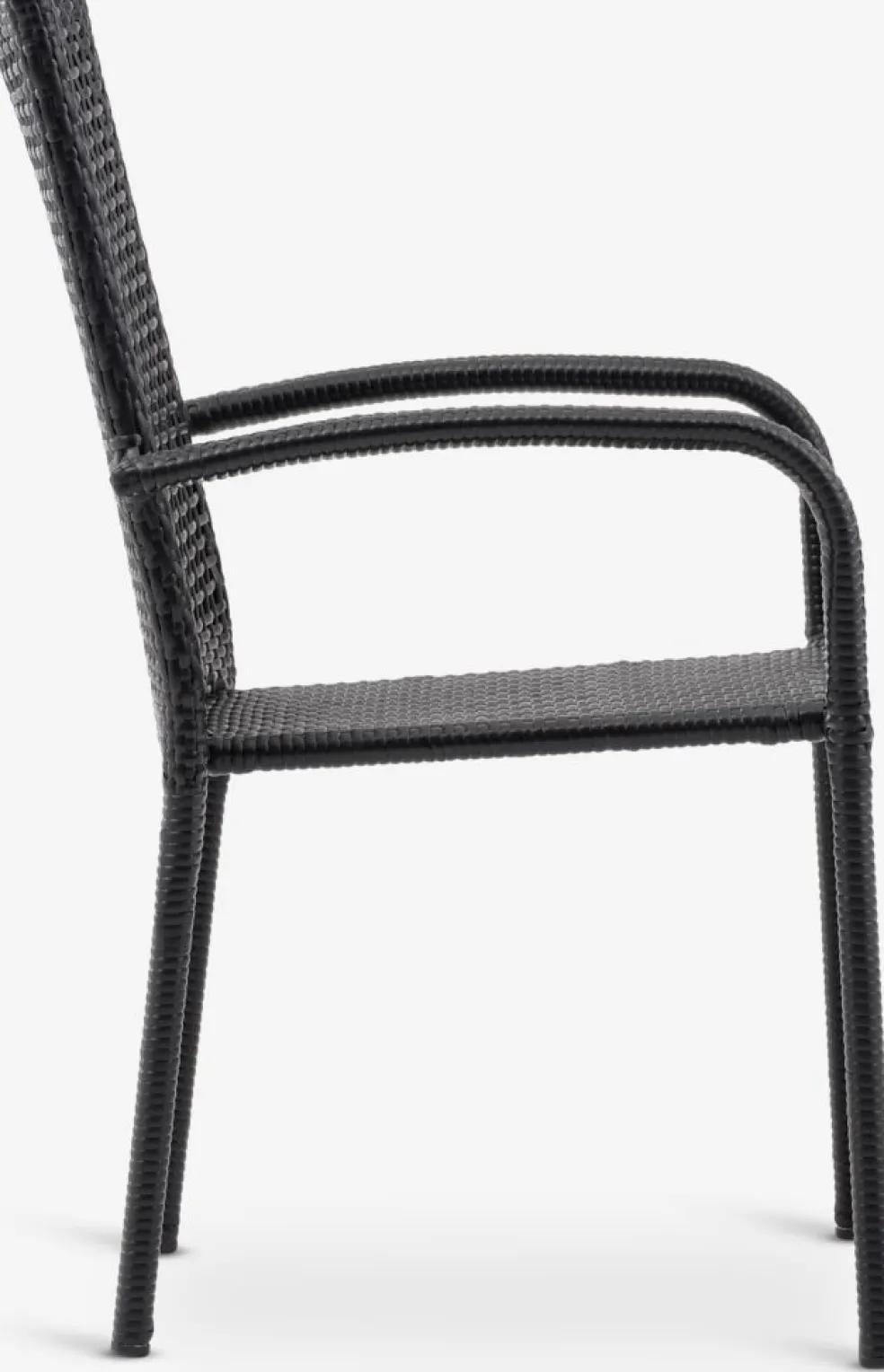 FUGLEBJERGChaise empilable FUGLEBJERG noir