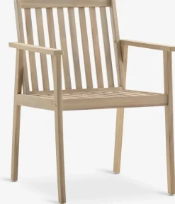 FUGLSAND + RADSTEDFUGLSAND Ø120 + 4 RADSTED chaises acacia massif
