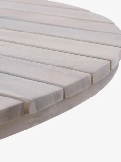 FUGLSAND + TUERNEFUGLSAND Ø120 table acacia + 4 TUERNE chaises naturel