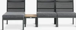 FURUBACKENEnsemble lounge FURUBACKEN 3 personnes noir