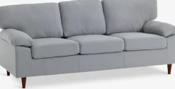 GEDVEDCanapé GEDVED 3 places tissu gris clair