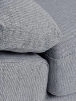 GEDVEDCanapé GEDVED méridienne tissu gris clair