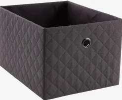 GILLISPanier GILLIS l26xL32xH20cm gris foncé