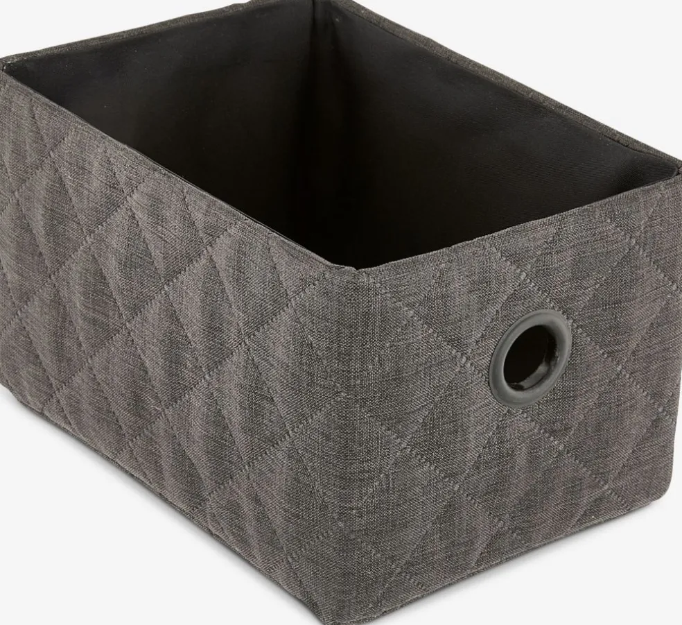 GILLISPanier GILLIS l14xL20xH12cm gris foncé