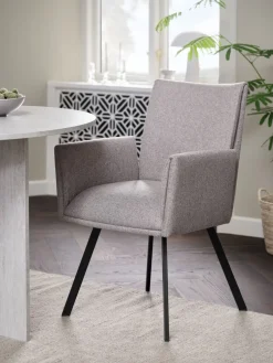 GJESINGChaise GJESING tissu beige/noir
