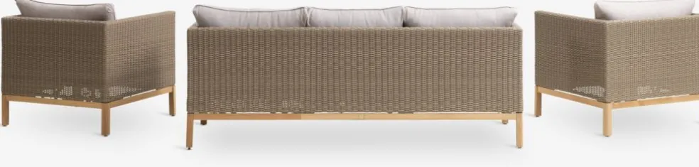 GLAMSBJERGEnsemble lounge GLAMSBJERG 5 personnes teck