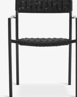 GOTHENBURG + TRILLEVALLENGOTHENBURG L120 table gris + 4 TRILLEVALLEN chaises noir