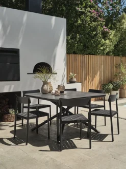 GOTHENBURGTable de jardin GOTHENBURG l120xL120 gris