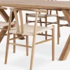 GRIBSKOV + GUDERUPGRIBSKOV L180 table chêne naturel + 4 GUDERUP chaises chêne