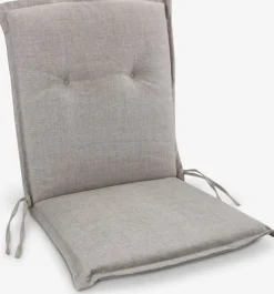 GUDHJEMCoussin de jardin p/chaise dossier bas GUDHJEM gris clair