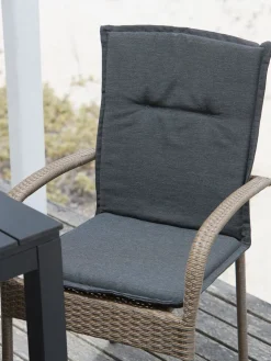 GUDHJEMCoussin de jardin pour chaise dossier bas GUDHJEM gris f.