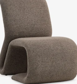 GULDBJERGFauteuil lounge GULDBJERG tissu sable foncé