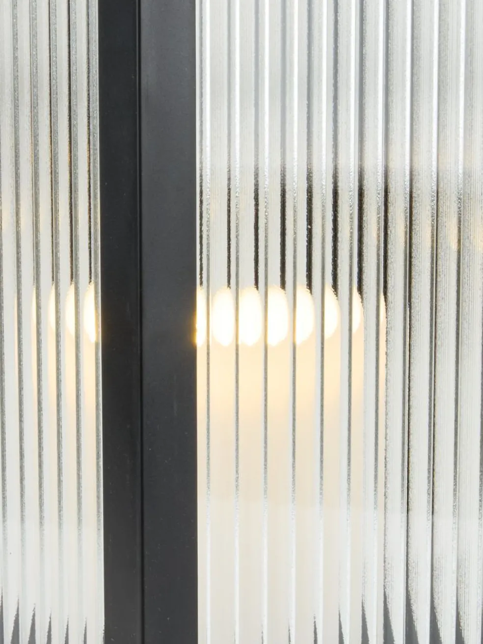 GULDSMEDLanterne GULDSMED l22xL22xH48cm a/LED noir
