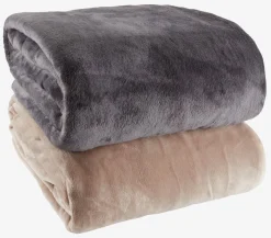 GULSKOLMPlaid polaire GULSKOLM 220x240 taupe