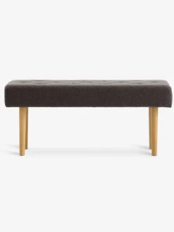 HAGEBROBanc HAGEBRO tissu gris foncé/naturel