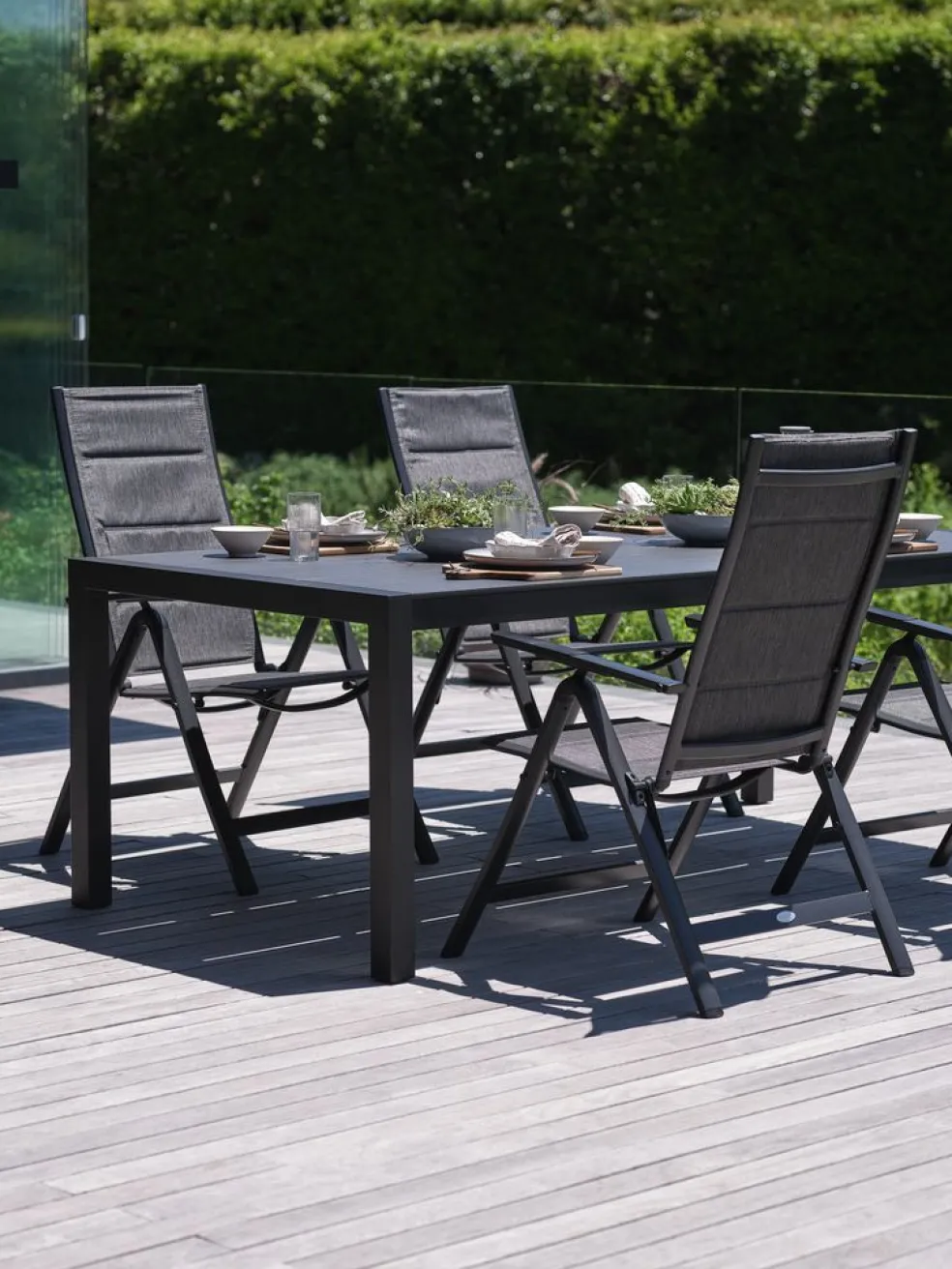 HAGEN + MYSENHAGEN L214 table + 4 MYSEN chaises gris