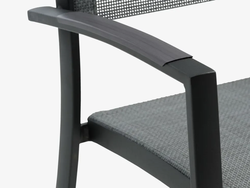HAGEN + STRANDBYHAGEN L160 table + 4 STRANDBY chaises gris