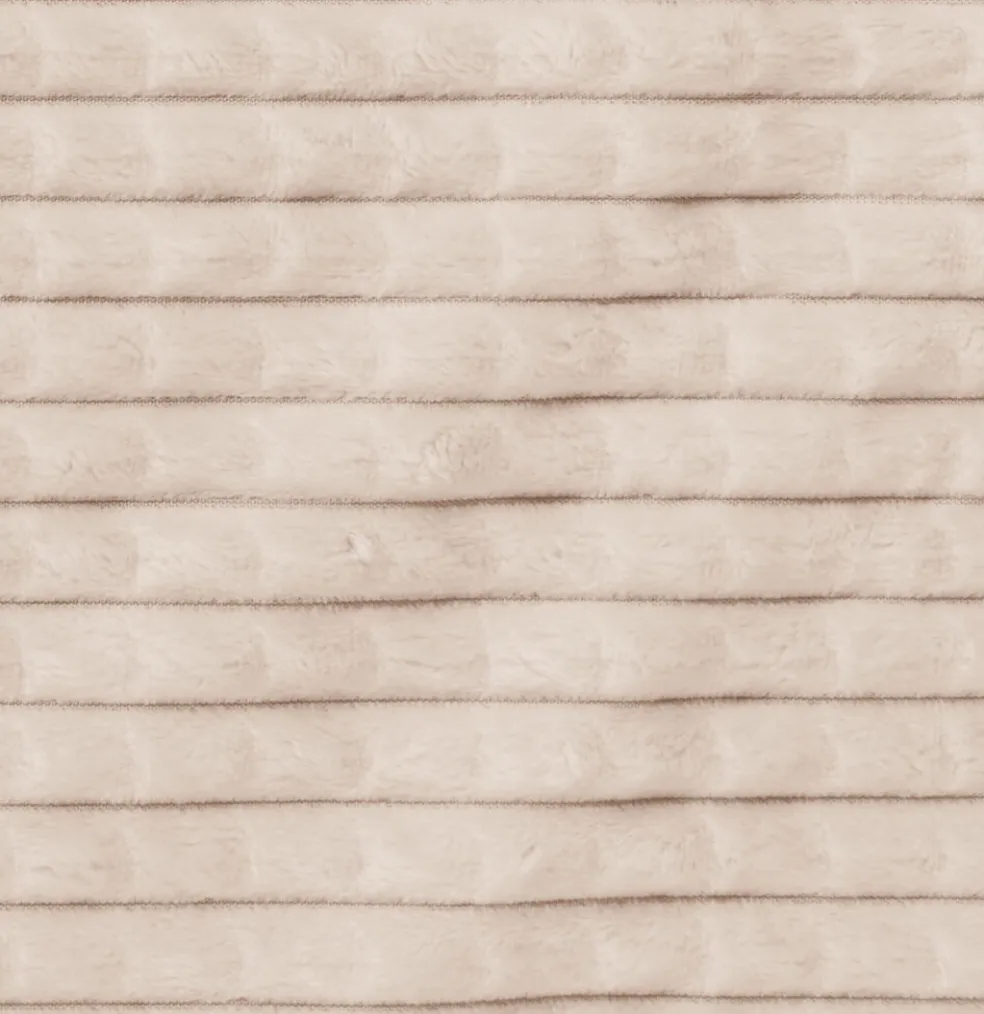 HAGTORNPlaid polaire HAGTORN 140x200 beige