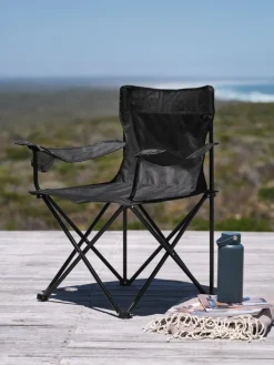 HALDBAKKENChaise de camping HALDBAKKEN noir