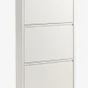 HALLENSLEVMeuble à chaussures HALLENSLEV 3 compartiments blanc