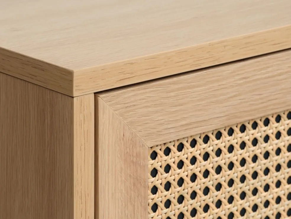 HALMSTADArmoire HALMSTAD 2 portes coloris chêne chaud