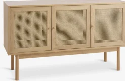 HALMSTADBuffet HALMSTAD 3 portes poly/coloris chêne chaud