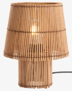 HANNIBALLampe de table HANNIBAL Ø19xH25cm bambou