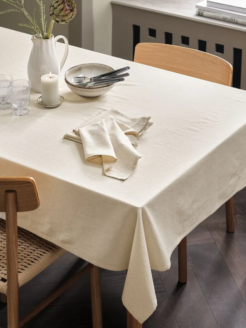 HEIFRYTLEServiette en tissu HEIFRYTLE 40x40 naturel