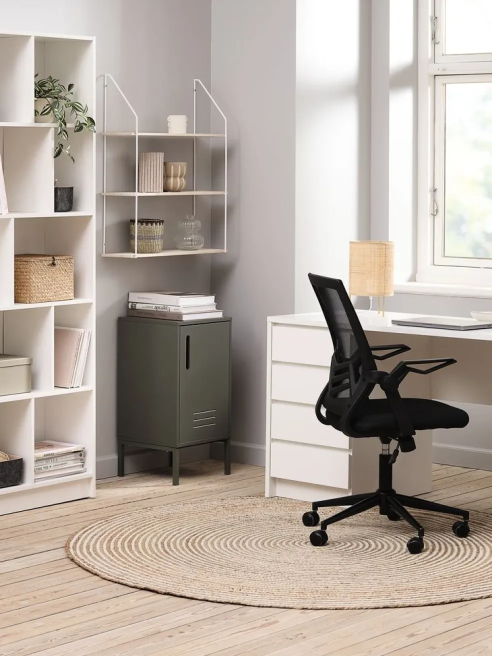 HEJLSMINDEÉtagère murale HEJLSMINDE 3 tablettes blanc/naturel