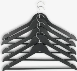 HELMUTCintres HELMUT L44cm 5pcs/pqt noir