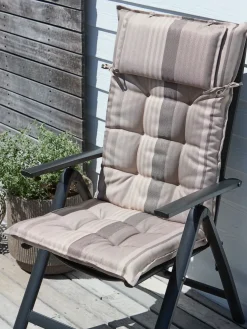 HERRHAGENCoussin de jardin pour chaise inclinable HERRHAGEN gris c.