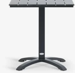 HOBRO + ILDERHUSEHOBRO L70 table + 2 ILDERHUSE chaises noir