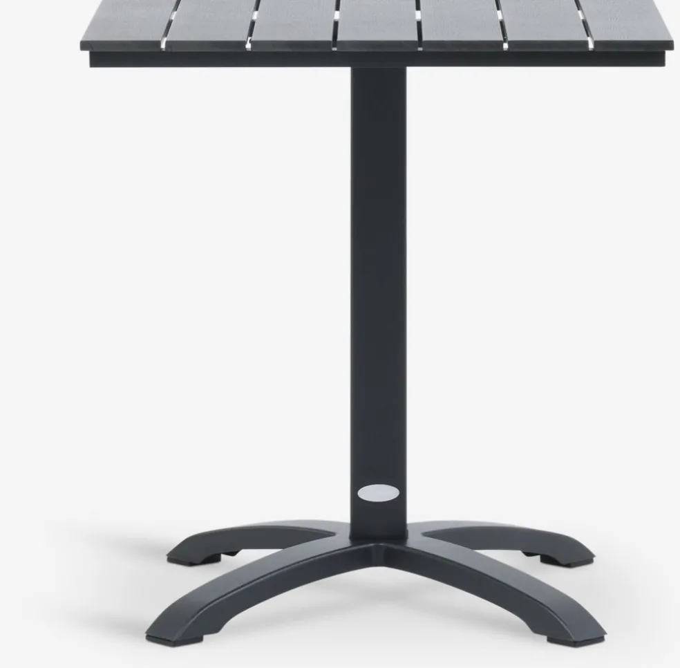 HOBRO + ILDERHUSEHOBRO L70 table + 2 ILDERHUSE chaises noir