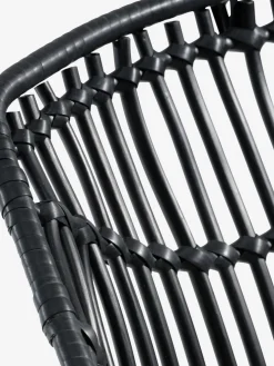 HOBRO + ILDERHUSEHOBRO L70 table gris + 2 ILDERHUSE chaises noir